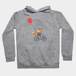 wolf on bike Hoodie